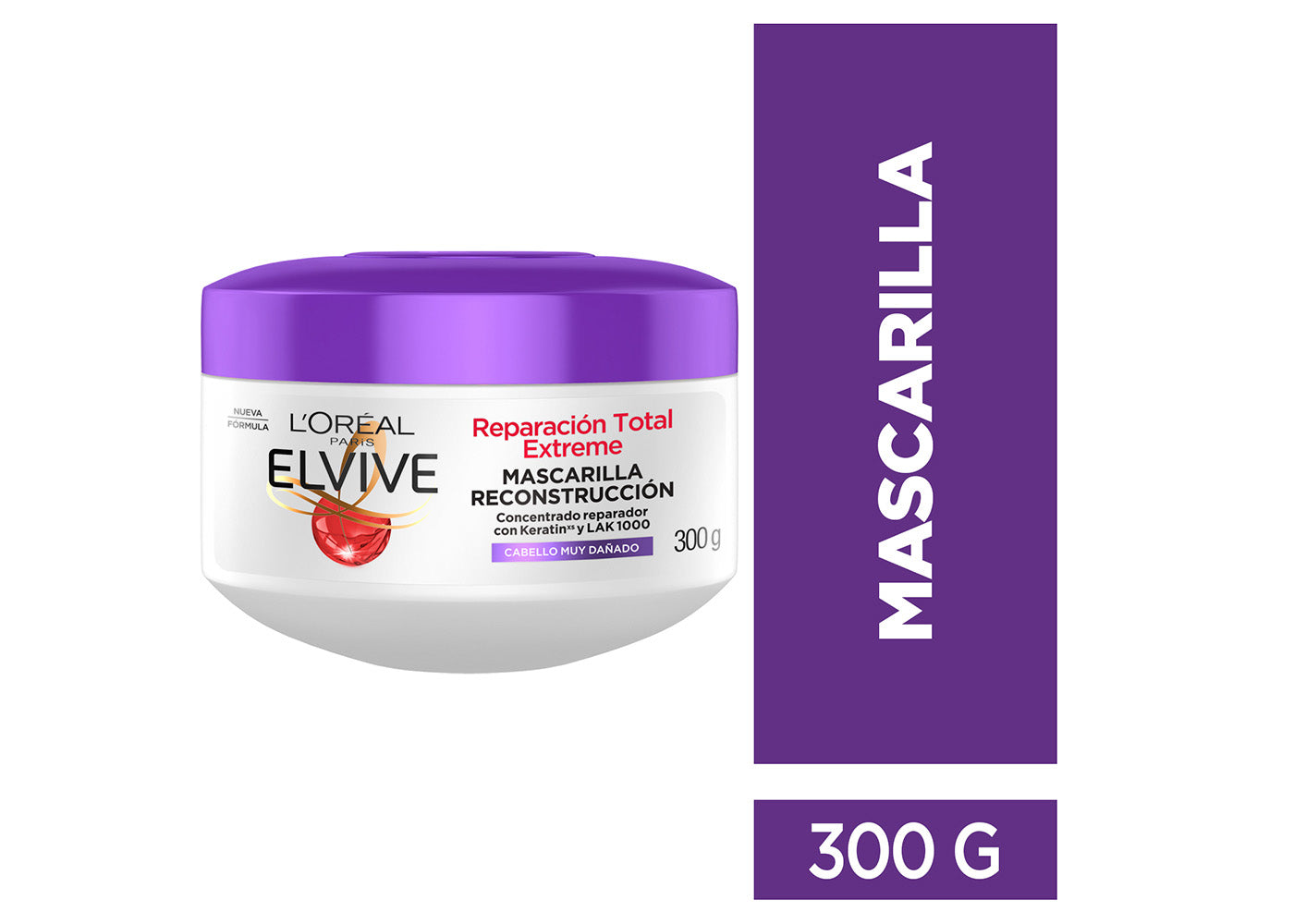 L'Oréal Paris Mascarilla Reparación Total 5 Extreme Elvive 300 g